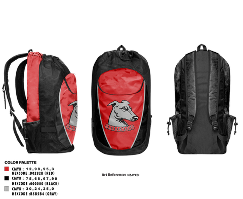 Gear Bag, Shorewood Greyhounds Golf, Golf, Teamtime, Team time, sublimation, custom sports apparel, team uniforms, spirit wear, spiritwear, sports uniforms, custom shirts, team store, custom team store, fundraiser sports, apparel fundraiser