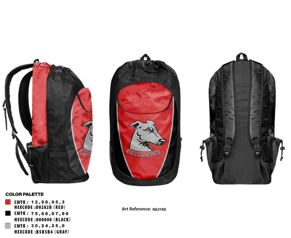 Gear Bag, Shorewood Greyhounds Golf, Golf, Teamtime, Team time, sublimation, custom sports apparel, team uniforms, spirit wear, spiritwear, sports uniforms, custom shirts, team store, custom team store, fundraiser sports, apparel fundraiser
