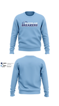Shoreline Breakers 12u Royal Crew Neck Sweatshirt - 4
