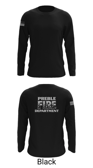 Long Sleeve Performance Shirt, Preble Fire and Rescue, Fire Department, Teamtime, Team time, sublimation, custom sports apparel, team uniforms, spirit wear, spiritwear, sports uniforms, custom shirts, team store, custom team store, fundraiser sports, apparel fundraiser