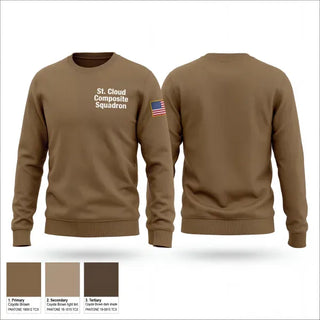 Crew Neck Sweatshirt, St. Cloud Composite Squadron, Air Force, Teamtime, Team time, sublimation, custom sports apparel, team uniforms, spirit wear, spiritwear, sports uniforms, custom shirts, team store, custom team store, fundraiser sports, apparel fundraiser