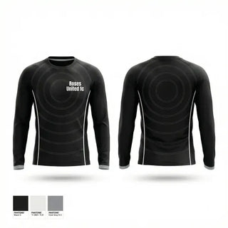 Long Sleeve Performance Shirt, Roses United fc, Men's Soccer, Teamtime, Team time, sublimation, custom sports apparel, team uniforms, spirit wear, spiritwear, sports uniforms, custom shirts, team store, custom team store, fundraiser sports, apparel fundraiser