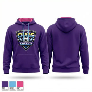 Hoodie, Chaos, Men's Soccer, Teamtime, Team time, sublimation, custom sports apparel, team uniforms, spirit wear, spiritwear, sports uniforms, custom shirts, team store, custom team store, fundraiser sports, apparel fundraiser