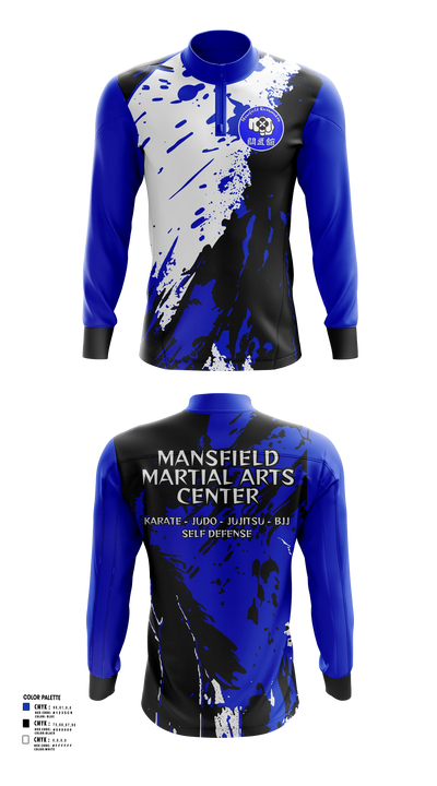 Mansfield Martial Arts Center Quarter Zip Jacket - 7
