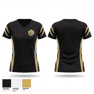 Womens Short Sleeve Vneck Shirt, Manassas Park High School, , Teamtime, Team time, sublimation, custom sports apparel, team uniforms, spirit wear, spiritwear, sports uniforms, custom shirts, team store, custom team store, fundraiser sports, apparel fundraiser
