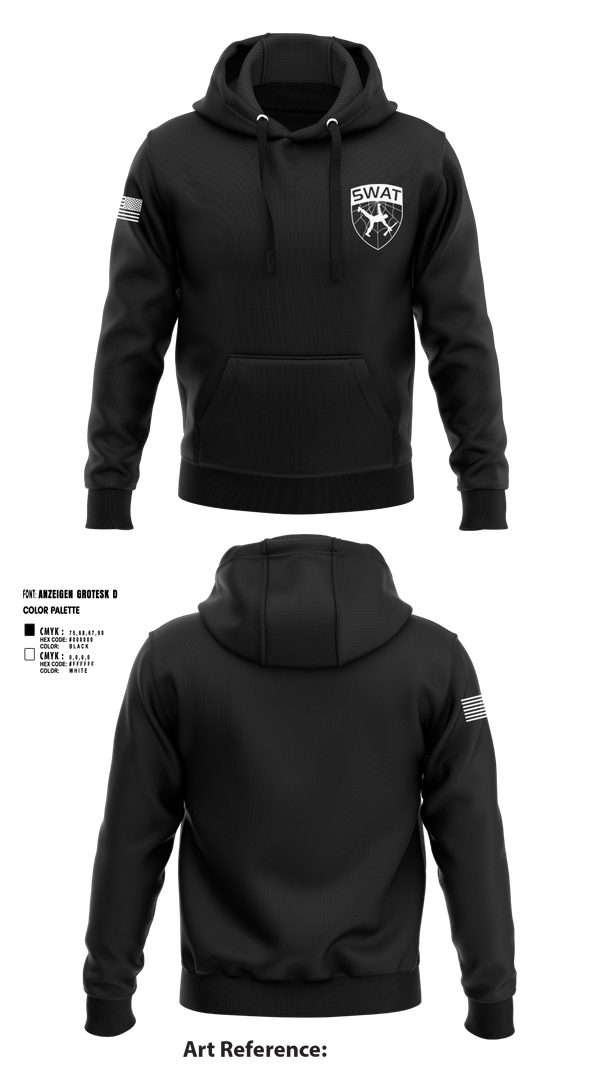 Hoodie, SWAT, , Teamtime, Team time, sublimation, custom sports apparel, team uniforms, spirit wear, spiritwear, sports uniforms, custom shirts, team store, custom team store, fundraiser sports, apparel fundraiser