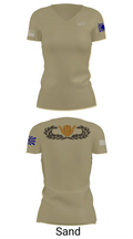 KISARAZU COMBAT TRAINING UNIT Women's Short Sleeve V-neck Shirt - 88