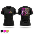 C.s chaos&crown Women's Short Sleeve V-neck Shirt - 5