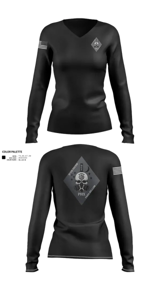 Womens Long Sleeve Vneck Shirt, DCT Phoenix - DOJ, Police, Teamtime, Team time, sublimation, custom sports apparel, team uniforms, spirit wear, spiritwear, sports uniforms, custom shirts, team store, custom team store, fundraiser sports, apparel fundraiser