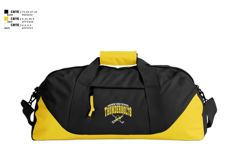 Duffle Bag, Andrew Thunderbolts Golf, Golf, Teamtime, Team time, sublimation, custom sports apparel, team uniforms, spirit wear, spiritwear, sports uniforms, custom shirts, team store, custom team store, fundraiser sports, apparel fundraiser