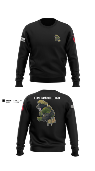 Crew Neck Sweatshirt, Campbell SORB, Army, Teamtime, Team time, sublimation, custom sports apparel, team uniforms, spirit wear, spiritwear, sports uniforms, custom shirts, team store, custom team store, fundraiser sports, apparel fundraiser