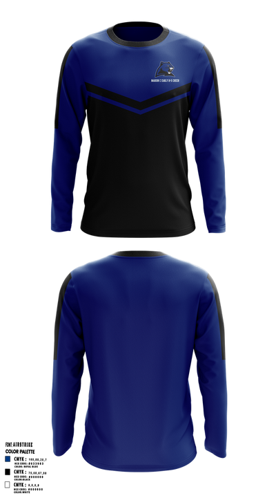 Marion C Early R-5 High School Cheer 22257490 Long Sleeve Performance Shirt 1