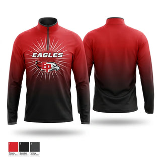 Quarter Zip Jacket, EP Eagles, Cheer, Teamtime, Team time, sublimation, custom sports apparel, team uniforms, spirit wear, spiritwear, sports uniforms, custom shirts, team store, custom team store, fundraiser sports, apparel fundraiser