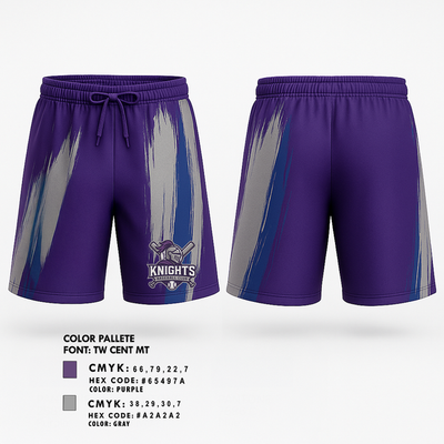 Knights Baseball Club 38430090 Athletic Shorts With Pockets - 1