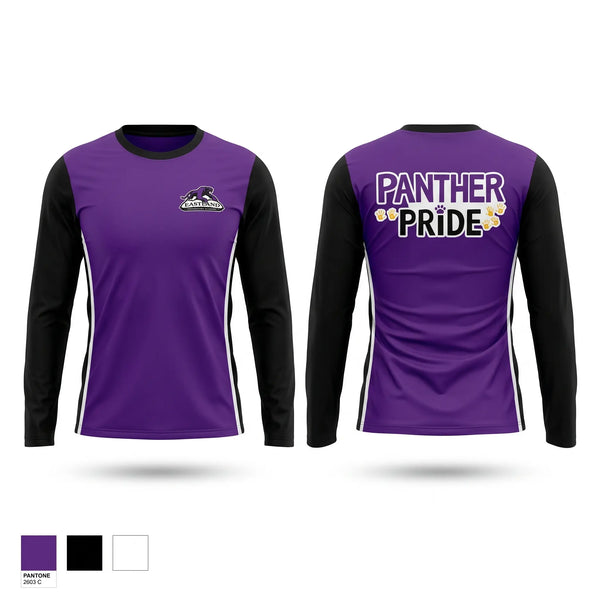 Long Sleeve Performance Shirt, Eastland Prep Panthers, Men's Soccer, Teamtime, Team time, sublimation, custom sports apparel, team uniforms, spirit wear, spiritwear, sports uniforms, custom shirts, team store, custom team store, fundraiser sports, apparel fundraiser