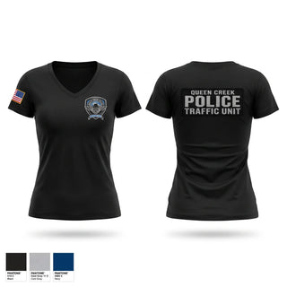 Womens Short Sleeve Vneck Shirt, TRAFFIC UNIT, Police, Teamtime, Team time, sublimation, custom sports apparel, team uniforms, spirit wear, spiritwear, sports uniforms, custom shirts, team store, custom team store, fundraiser sports, apparel fundraiser