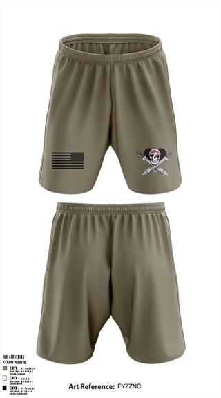 Athletic Shorts With Pockets, 1-320TH FAR FOX CO, Army, Teamtime, Team time, sublimation, custom sports apparel, team uniforms, spirit wear, spiritwear, sports uniforms, custom shirts, team store, custom team store, fundraiser sports, apparel fundraiser