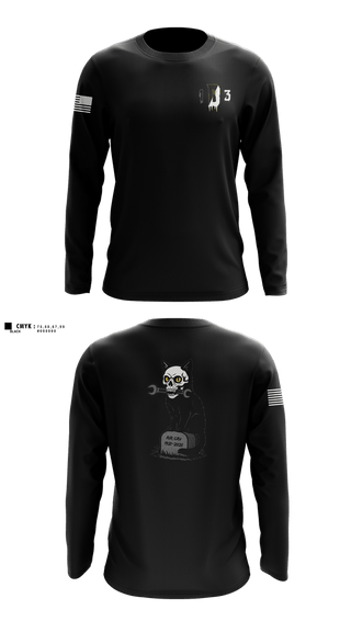 Long Sleeve Performance Shirt, Delta Co. 1-3 Attack Battalion, Army, Teamtime, Team time, sublimation, custom sports apparel, team uniforms, spirit wear, spiritwear, sports uniforms, custom shirts, team store, custom team store, fundraiser sports, apparel fundraiser
