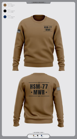 Crew Neck Sweatshirt, HSM-77 MWR, , Teamtime, Team time, sublimation, custom sports apparel, team uniforms, spirit wear, spiritwear, sports uniforms, custom shirts, team store, custom team store, fundraiser sports, apparel fundraiser