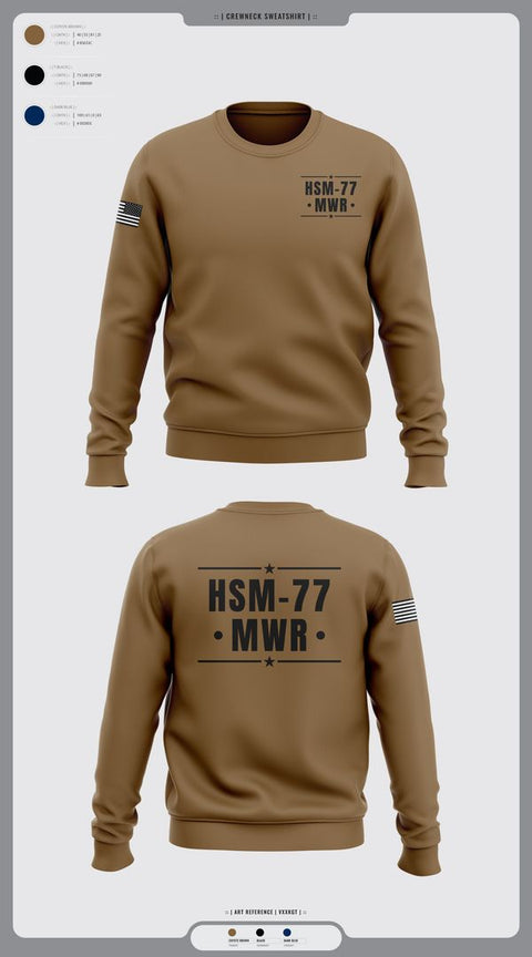 Crew Neck Sweatshirt, HSM-77 MWR, , Teamtime, Team time, sublimation, custom sports apparel, team uniforms, spirit wear, spiritwear, sports uniforms, custom shirts, team store, custom team store, fundraiser sports, apparel fundraiser