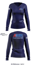AMR Knox County 21662305 Women's Long Sleeve V-neck Shirt - 1