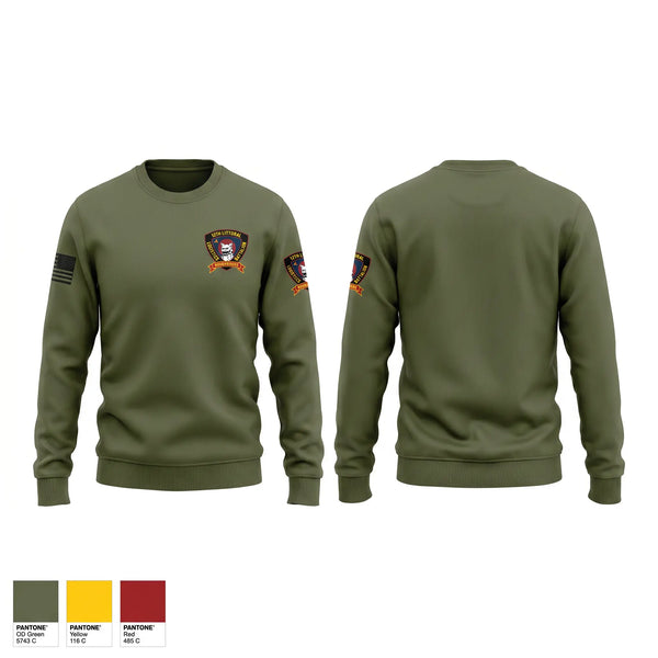 Crew Neck Sweatshirt, 12TH LITTORAL LOGISTICS BATTALION, Marines, Teamtime, Team time, sublimation, custom sports apparel, team uniforms, spirit wear, spiritwear, sports uniforms, custom shirts, team store, custom team store, fundraiser sports, apparel fundraiser