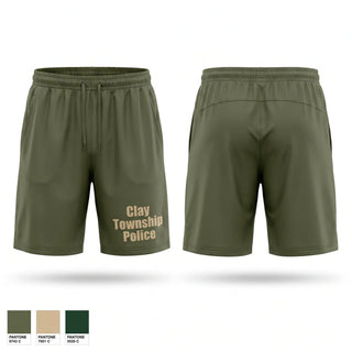 Athletic Shorts With Pockets, Clay Township Police, Police, Teamtime, Team time, sublimation, custom sports apparel, team uniforms, spirit wear, spiritwear, sports uniforms, custom shirts, team store, custom team store, fundraiser sports, apparel fundraiser