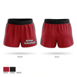 Womens Shorts, Holton Volleyball, Women's Volleyball, Teamtime, Team time, sublimation, custom sports apparel, team uniforms, spirit wear, spiritwear, sports uniforms, custom shirts, team store, custom team store, fundraiser sports, apparel fundraiser