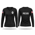 CPPD Platoon 100 Women's Long Sleeve V-neck Shirt - 1