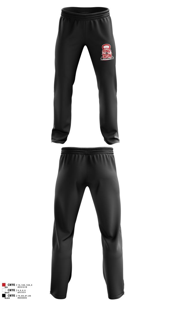 Sweatpants, King & Iron, , Teamtime, Team time, sublimation, custom sports apparel, team uniforms, spirit wear, spiritwear, sports uniforms, custom shirts, team store, custom team store, fundraiser sports, apparel fundraiser