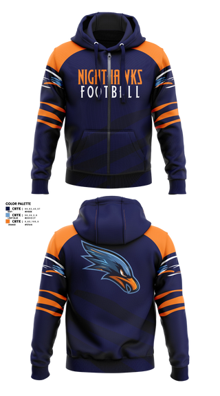 Zip Hoodie, Herbert Akins Road Middle School, Track & Field, Teamtime, Team time, sublimation, custom sports apparel, team uniforms, spirit wear, spiritwear, sports uniforms, custom shirts, team store, custom team store, fundraiser sports, apparel fundraiser