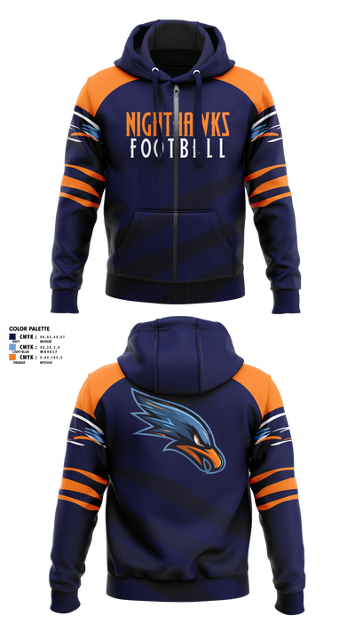 Herbert Akins Road Middle School Zip Hoodie - 3
