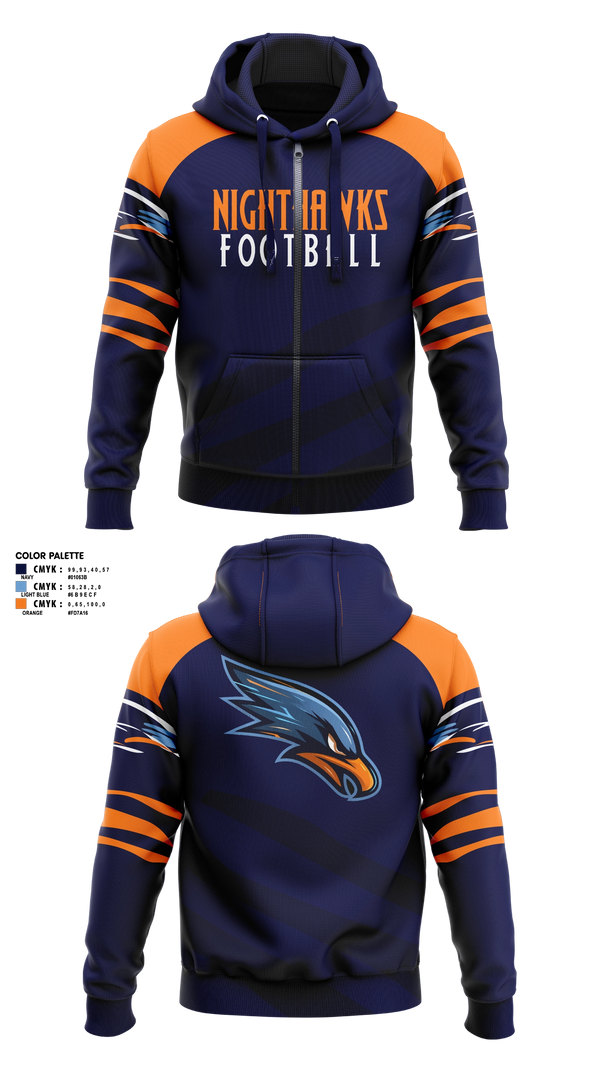 Zip Hoodie, Herbert Akins Road Middle School, Track & Field, Teamtime, Team time, sublimation, custom sports apparel, team uniforms, spirit wear, spiritwear, sports uniforms, custom shirts, team store, custom team store, fundraiser sports, apparel fundraiser