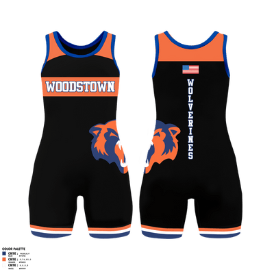 Woodstown Wrestling 19595478 Wrestling Singlet - 2