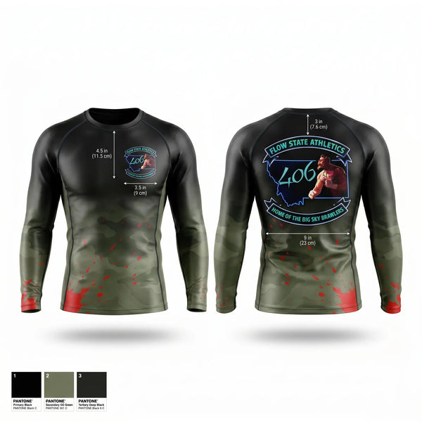 Long Sleeve Rash Guard Shirt, Flow State Athletics, , Teamtime, Team time, sublimation, custom sports apparel, team uniforms, spirit wear, spiritwear, sports uniforms, custom shirts, team store, custom team store, fundraiser sports, apparel fundraiser