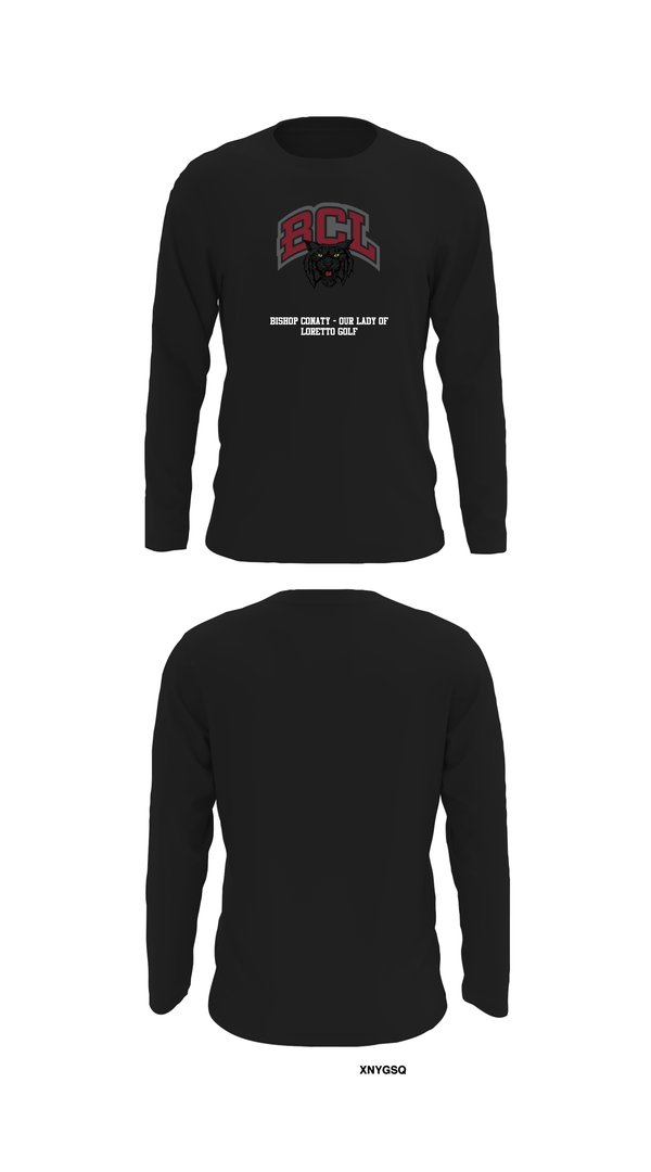 Long Sleeve Performance Shirt, Bishop Conaty - Our Lady of Loretto Golf, Golf, Teamtime, Team time, sublimation, custom sports apparel, team uniforms, spirit wear, spiritwear, sports uniforms, custom shirts, team store, custom team store, fundraiser sports, apparel fundraiser
