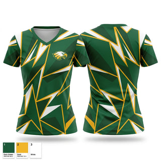 Womens Short Sleeve Vneck Shirt, Eagles, Cheer, Teamtime, Team time, sublimation, custom sports apparel, team uniforms, spirit wear, spiritwear, sports uniforms, custom shirts, team store, custom team store, fundraiser sports, apparel fundraiser