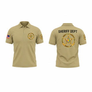 Short Sleeve Performance Polo, Covington County Sheriffs Dept, Police, Teamtime, Team time, sublimation, custom sports apparel, team uniforms, spirit wear, spiritwear, sports uniforms, custom shirts, team store, custom team store, fundraiser sports, apparel fundraiser
