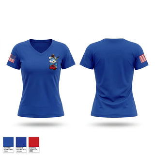 Womens Short Sleeve Vneck Shirt, Star Lake fire and Rescue, Fire Department, Teamtime, Team time, sublimation, custom sports apparel, team uniforms, spirit wear, spiritwear, sports uniforms, custom shirts, team store, custom team store, fundraiser sports, apparel fundraiser