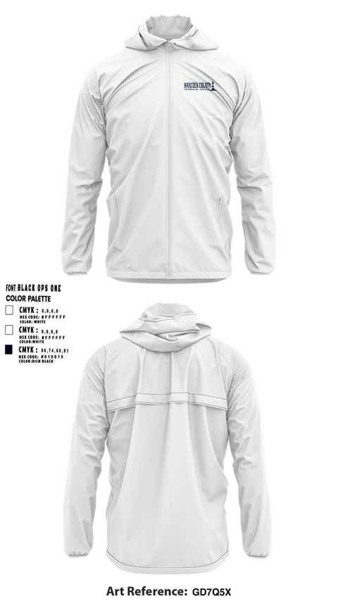 Windbreaker, Hancock County Technical Center, Spirit Store, Teamtime, Team time, sublimation, custom sports apparel, team uniforms, spirit wear, spiritwear, sports uniforms, custom shirts, team store, custom team store, fundraiser sports, apparel fundraiser