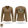ABNSOD 86720064 Women's Long Sleeve V-neck Shirt - 1