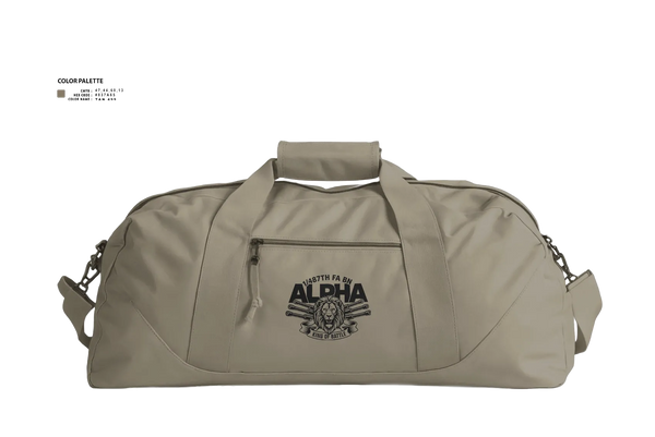 Duffle Bag, 1/487th FA BN, Army, Teamtime, Team time, sublimation, custom sports apparel, team uniforms, spirit wear, spiritwear, sports uniforms, custom shirts, team store, custom team store, fundraiser sports, apparel fundraiser