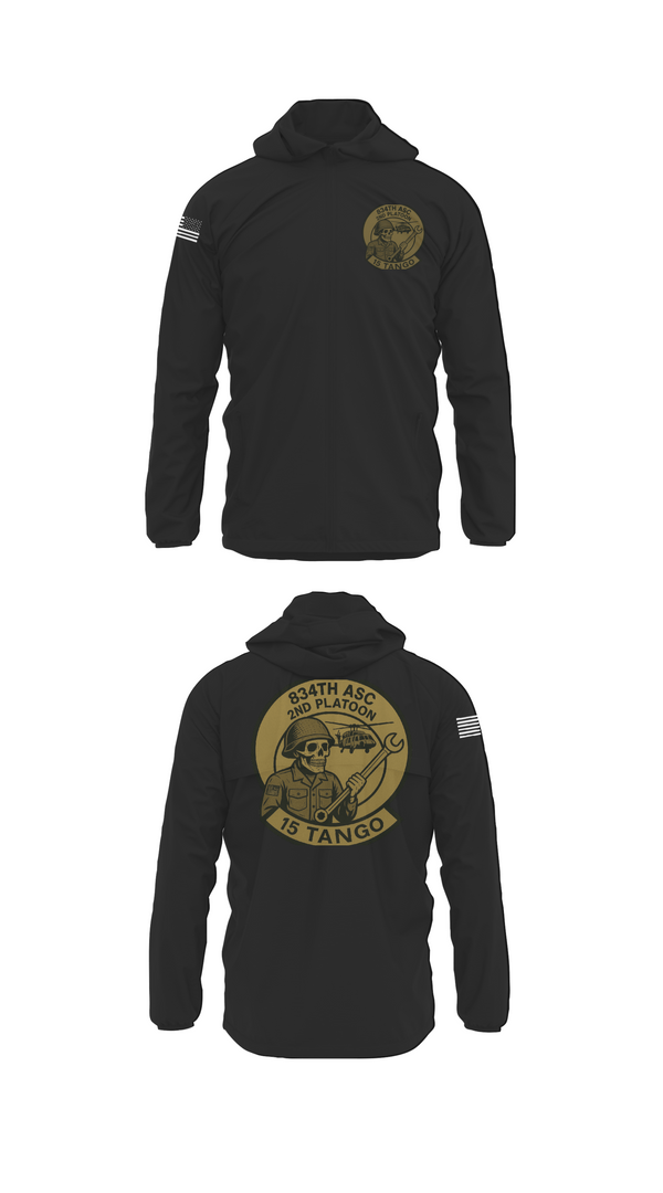 Windbreaker, B-Co 834th ASB, National Guard, Teamtime, Team time, sublimation, custom sports apparel, team uniforms, spirit wear, spiritwear, sports uniforms, custom shirts, team store, custom team store, fundraiser sports, apparel fundraiser