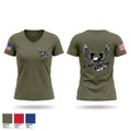 Sutter County SED 18274166 Women's Short Sleeve V-neck Shirt - 1