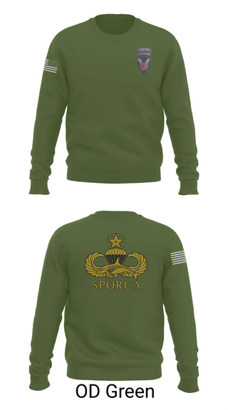 Crew Neck Sweatshirt, HHC, 725th BSB, 2/11 ABN, , Teamtime, Team time, sublimation, custom sports apparel, team uniforms, spirit wear, spiritwear, sports uniforms, custom shirts, team store, custom team store, fundraiser sports, apparel fundraiser