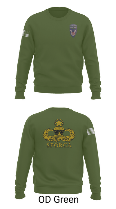 HHC, 725th BSB, 2/11 ABN 60450705 Crew Neck Sweatshirt - 45