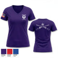 Texan Corps of Cadets 78803800 Women's Short Sleeve V-neck Shirt - 1