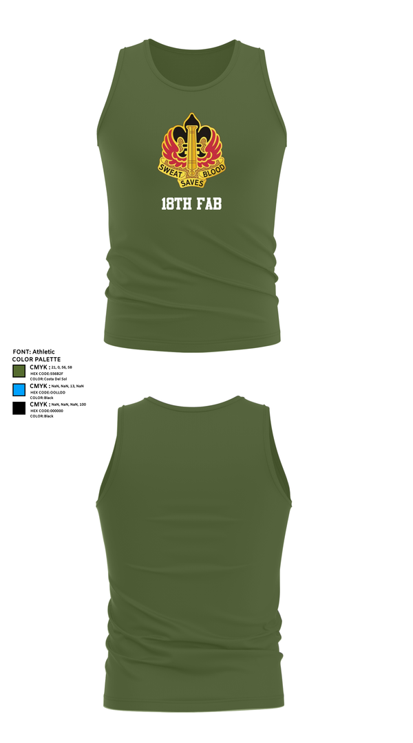 Tank Top, 18th FAB, , Teamtime, Team time, sublimation, custom sports apparel, team uniforms, spirit wear, spiritwear, sports uniforms, custom shirts, team store, custom team store, fundraiser sports, apparel fundraiser