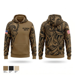 Hoodie, USS Truxtun DDG 103, Navy, Teamtime, Team time, sublimation, custom sports apparel, team uniforms, spirit wear, spiritwear, sports uniforms, custom shirts, team store, custom team store, fundraiser sports, apparel fundraiser