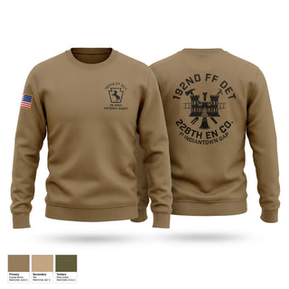 Crew Neck Sweatshirt, 192nd Firefighter Detachment, National Guard, Teamtime, Team time, sublimation, custom sports apparel, team uniforms, spirit wear, spiritwear, sports uniforms, custom shirts, team store, custom team store, fundraiser sports, apparel fundraiser